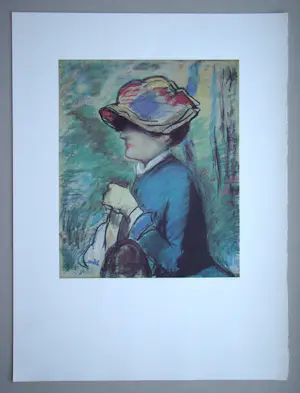 Edouard Manet - Portret van een vrouw met hoed - Offsetlithografie - 1974 kopen? Bied vanaf 80!