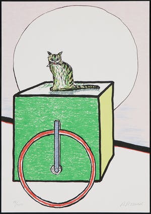 Roger Raveel - Zeefdruk, Felix vulgaris kopen? Bied vanaf 350!