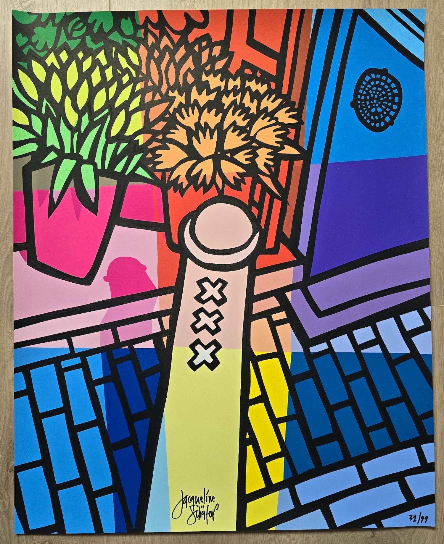 Jacqueline Schäfer - Amsterdam - handgesigneerd - 99 ex. verkocht voor € 99!
