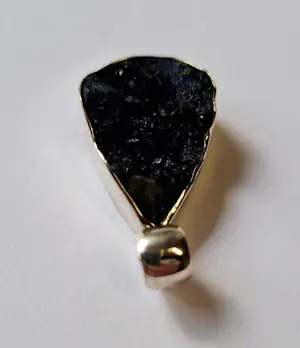 Zilveren Bijzondere hanger met Azuriet en  malachiet kopen? Bied vanaf 95!