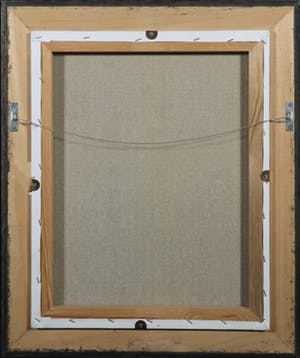 Niet of onleesbaar gesigneerd - Acryl op doek, Vrouw met hoed - Ingelijst kopen? Bied vanaf 1!