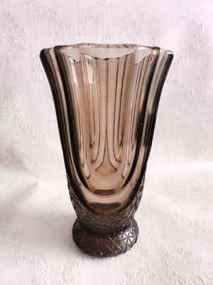 Val-Saint-Lambert - Luxor vaas art deco uit Luxval serie verkocht voor € 1!
