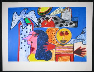 Corneille - Zeefdruk, Variatons sur le theme Pinocchio (Groot) kopen? Bied vanaf 300!