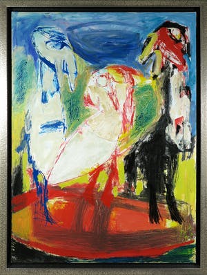 Martin van Wordragen - Olieverf op doek, Vogelboot - ingelijst (Groot) kopen? Bied vanaf 350!