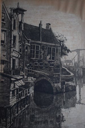 AcheterJan Sirks - Albrechtskolk in Delfshaven - Rotterdam? Enchérissez de 30!