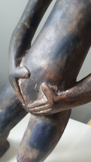 Akan - ASHANTI / ASANTE / FANTE Vruchtbaarheidsbeeld 62 cm - Geen minimum ! kopen? Bied vanaf 1!