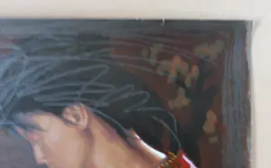 Nico Vrielink - HALFNAAKTE VROUWEN MET KIMONO / KLEURZEEFDRUK / 101x71cm / SIG kopen? Bied vanaf 45!