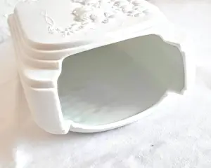 A.K. Kaiser Porzellan - Op Art Vase Bisquit Porzellan Design Wolfgang Gawantka signiert 70er Jahre kopen? Bied vanaf 90!