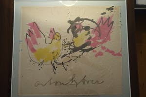 Anton Heyboer - Twee kippen in gevecht kopen? Bied vanaf 250!