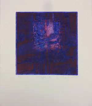 AcheterNicol Rodriguez - Etsen, Lot van 19 abstracte composities? Enchérissez de 150!