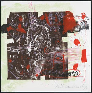 Rik van Iersel - Litho, Zonder titel kopen? Bied vanaf 1!