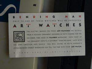 Keith Haring - Horloge “Bending Man” – in originele doosje kopen? Bied vanaf 1!