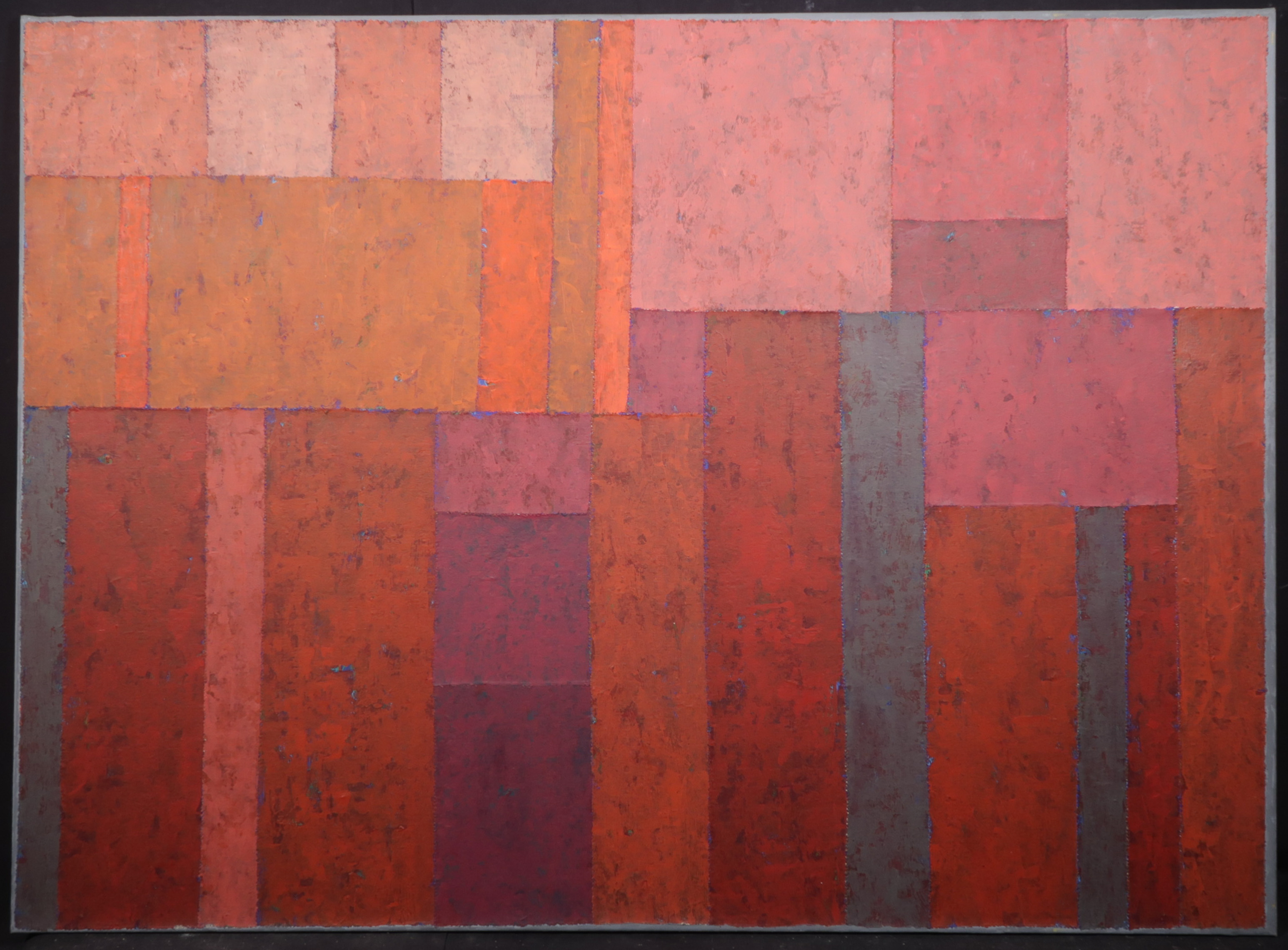 Ralph J. Petschat - Acryl en papier op doek, Rote Offnung kopen? Bied vanaf 150!