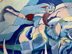 Ellen Dubach - Olifanten vogel kat en artieste kopen? Bied vanaf 1!