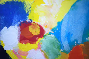 Willem Brauck - "Bal Masqué" - abstracte gouache - zuurvrij ingelijst kopen? Bied vanaf 165!