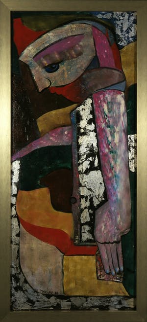 Theo Mackaay - Olieverf op doek, Figuur - Ingelijst (Groot) kopen? Bied vanaf 800!