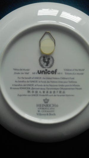 Villeroy & Boch - Unicef "Children of the world" serie 1 t/m 4 kopen? Bied vanaf 30!