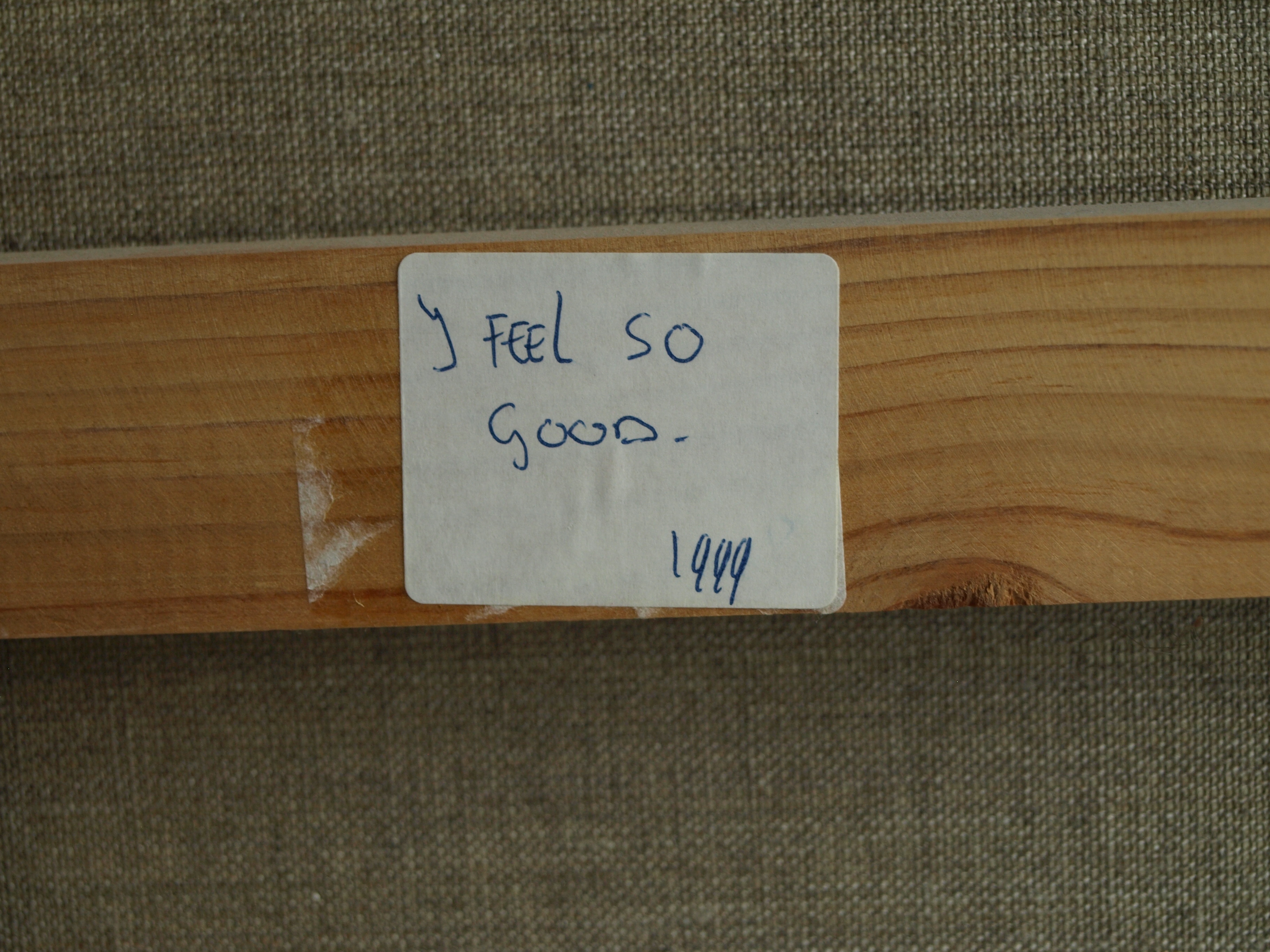 Gino Sauerbier - Acryl op doek , I Feel so good - ingelijst - GROOT - 100 x 100 cm kopen? Bied vanaf 150!