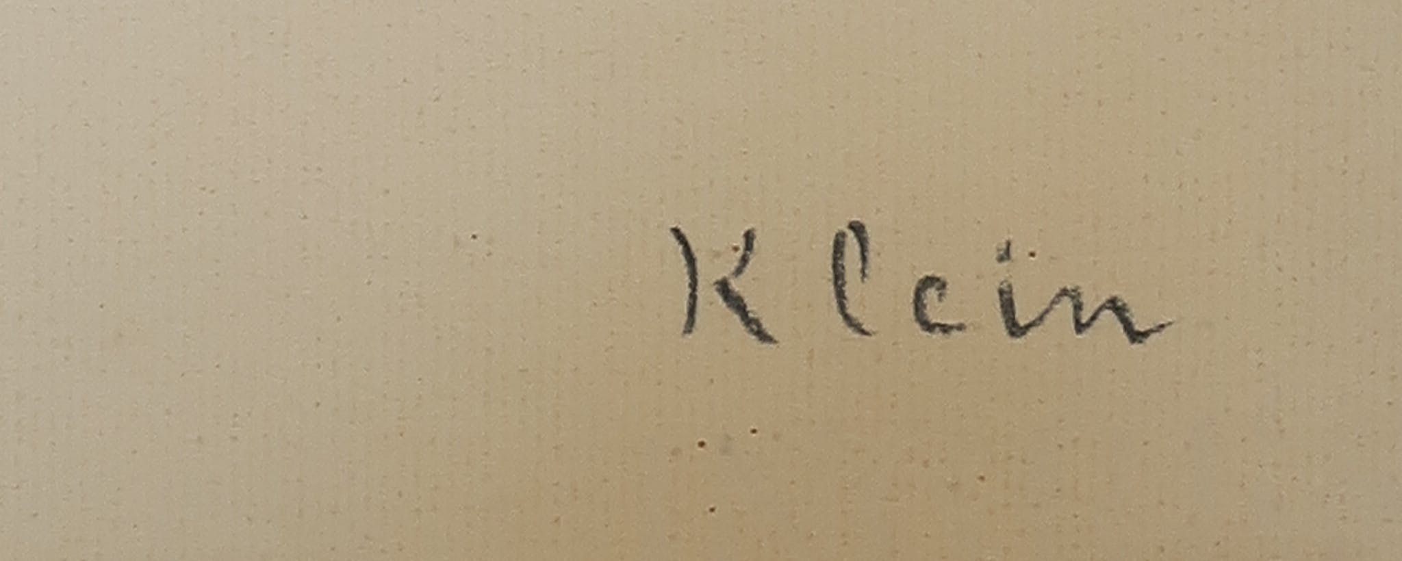 Frits Klein - Potloodtekening, Liggend naakt - Ingelijst kopen? Bied vanaf 80!