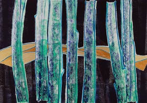 Niet of onleesbaar gesigneerd - zeefdruk, inkt en acrylverf op papier kopen? Bied vanaf 10!