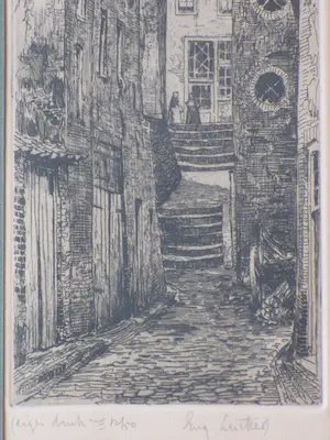 Eugene Lucker - Proosthof / Commanderie Nijmegen - Ets kopen? Bied vanaf 100!