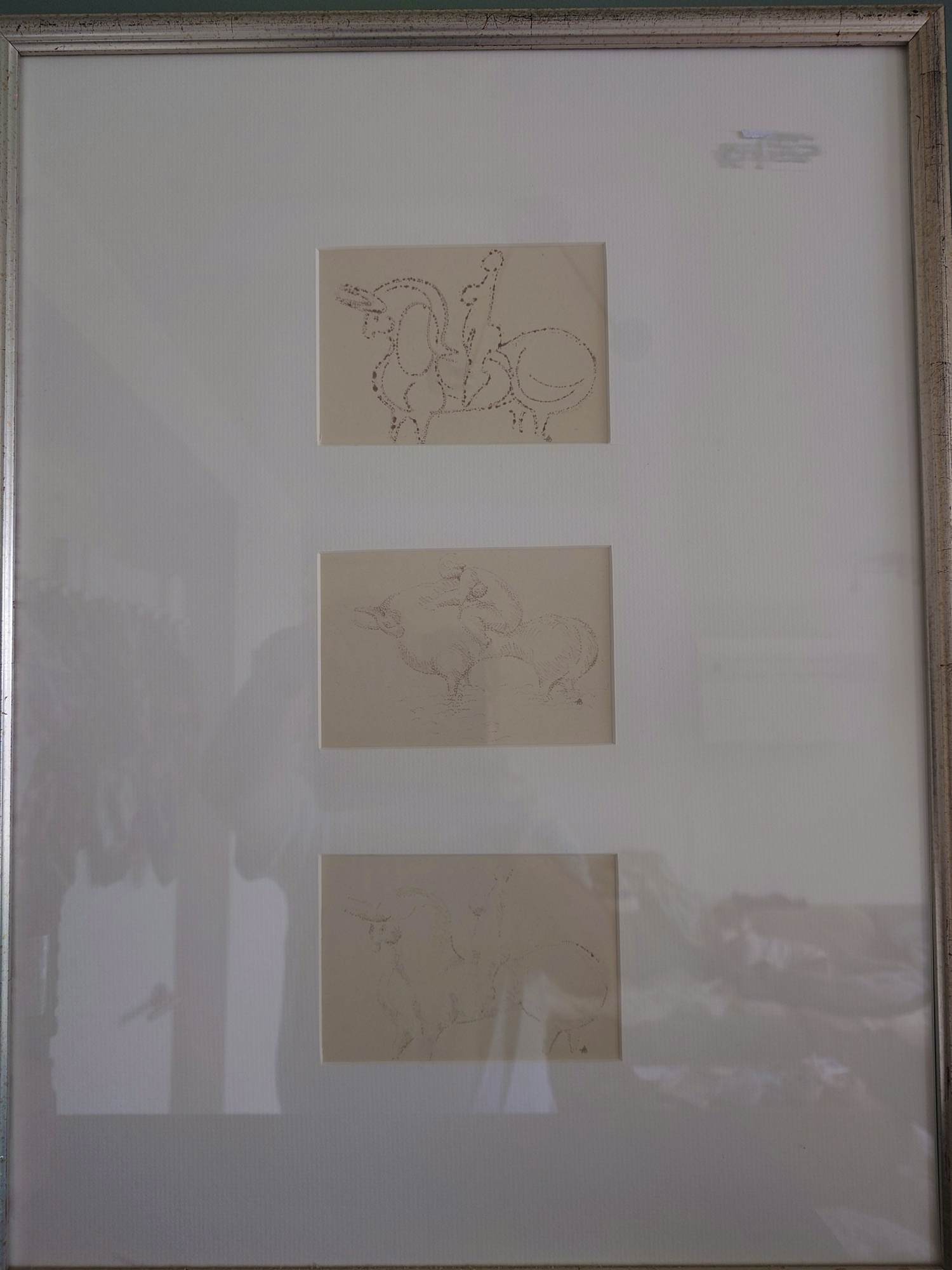 Fons Bemelmans - Drie voorstudies van Europa en de stier kopen? Bied vanaf 50!