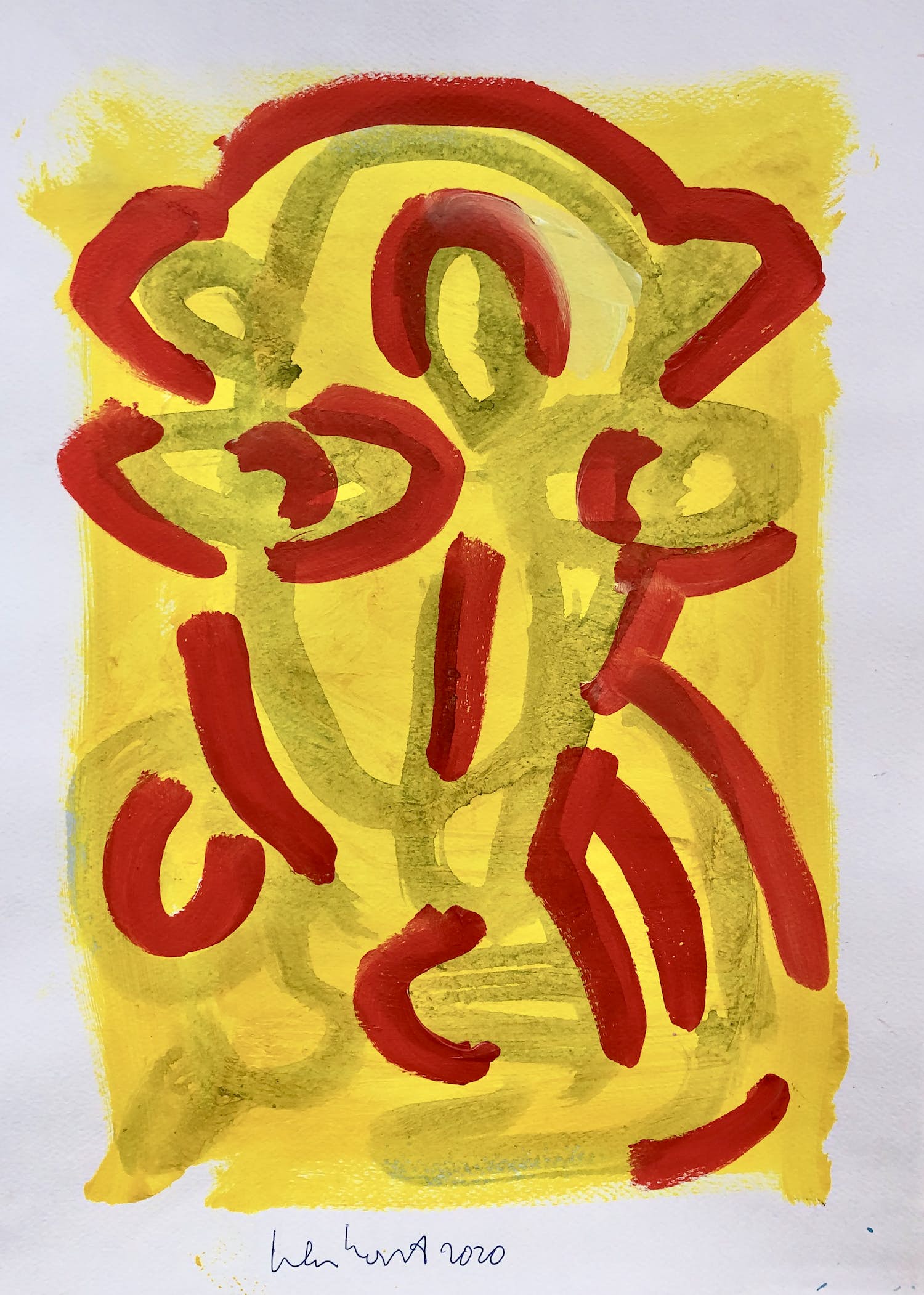 Peter Klashorst - Abstracte Compositie verkocht voor € 69!