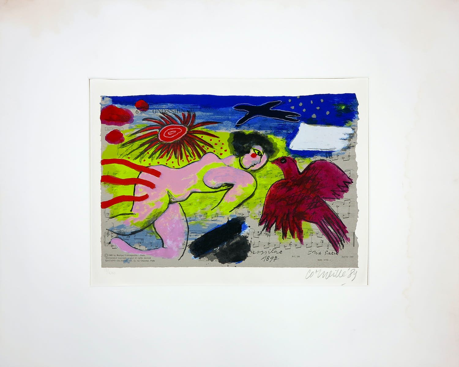 Corneille - Litho, Le femme et L'oiseau kopen? Bied vanaf 1!