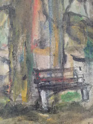 Willy Rams - Boom - Olieverf op paneel kopen? Bied vanaf 25!