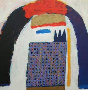 Bert Vredegoor - acrylverf op doek - abstracte compositie kopen? Bied vanaf 195!