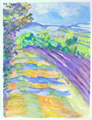 Joe Wols - Lot van drie tekeningen op papier, Landschappen kopen? Bied vanaf 1!