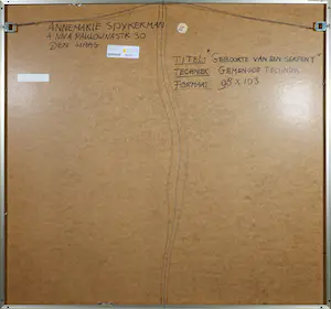 Annemarie Spijkerman - Gemengde techniek op papier, Geboorte van een Serpent - Ingelijst (Groot) kopen? Bied vanaf 1!