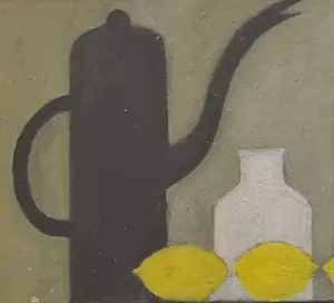 Jean Firoux - Stilleven citroenen met koffiekan kopen? Bied vanaf 150!