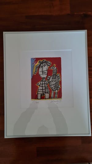 Corneille - Zeefdruk hommage aan Anton Rooskens kopen? Bied vanaf 150!
