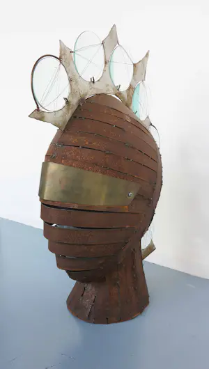 Rik van Rijswijk - Gemengde techniek (o.a. staal), Wachter kopen? Bied vanaf 200!