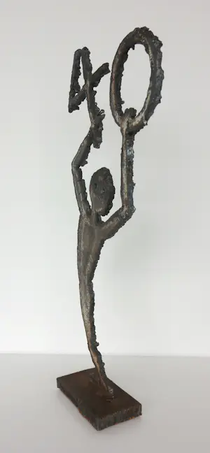 Albrecht Genin - Sculptuur van metaal, Figur 40 kopen? Bied vanaf 500!