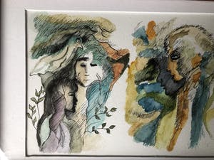 Niet of onleesbaar gesigneerd - Een met de natuur kopen? Bied vanaf 1!