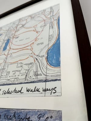 Christo - Christo - Handgesigneerd exemplaar The Gates - Ingelijst kopen? Bied vanaf 150!