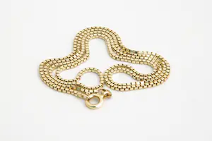 146 - Sierlijk 14 Krt geel-gouden venetiaans collier - zo goed als nieuw! kopen? Bied vanaf 280!