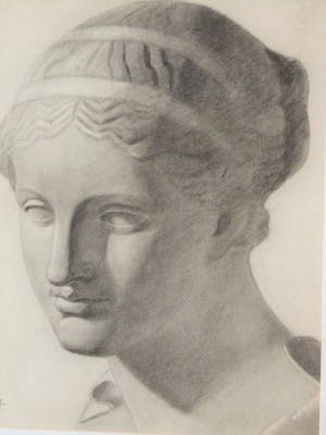 Cornelia Hioolen - Potloodtekening - Aphrodite kopen? Bied vanaf 35!