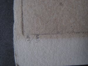 Chris van Geel (II) - Zeldzame Ets "Huiswerk maken" van Amsterdamse Dichter / Beeldend Kunstenaar kopen? Bied vanaf 10!