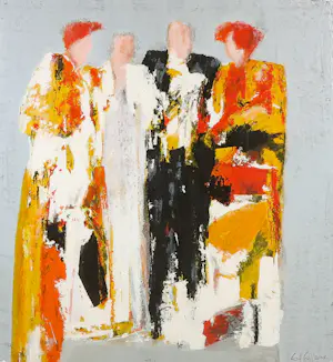 Wil Willemsen - Zeefdruk, Intermezzo - Ingelijst kopen? Bied vanaf 1!