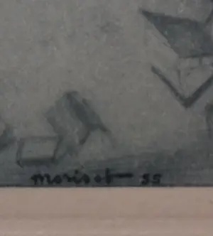 Jean Morisot - Erotisch werk. Vrouw op boek. kopen? Bied vanaf 55!