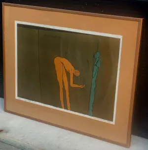 Werner Moonen - Ingelijste ets/aquatint - 1975 kopen? Bied vanaf 115!