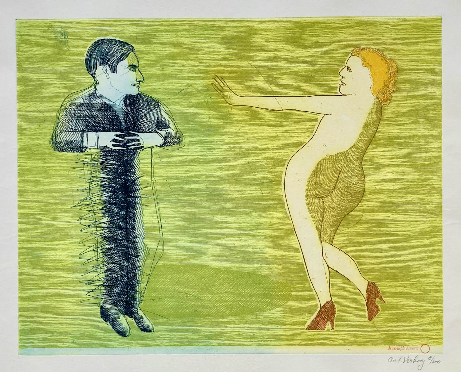 Aat Verhoog - De verliefde danseres kopen? Bied vanaf 35!