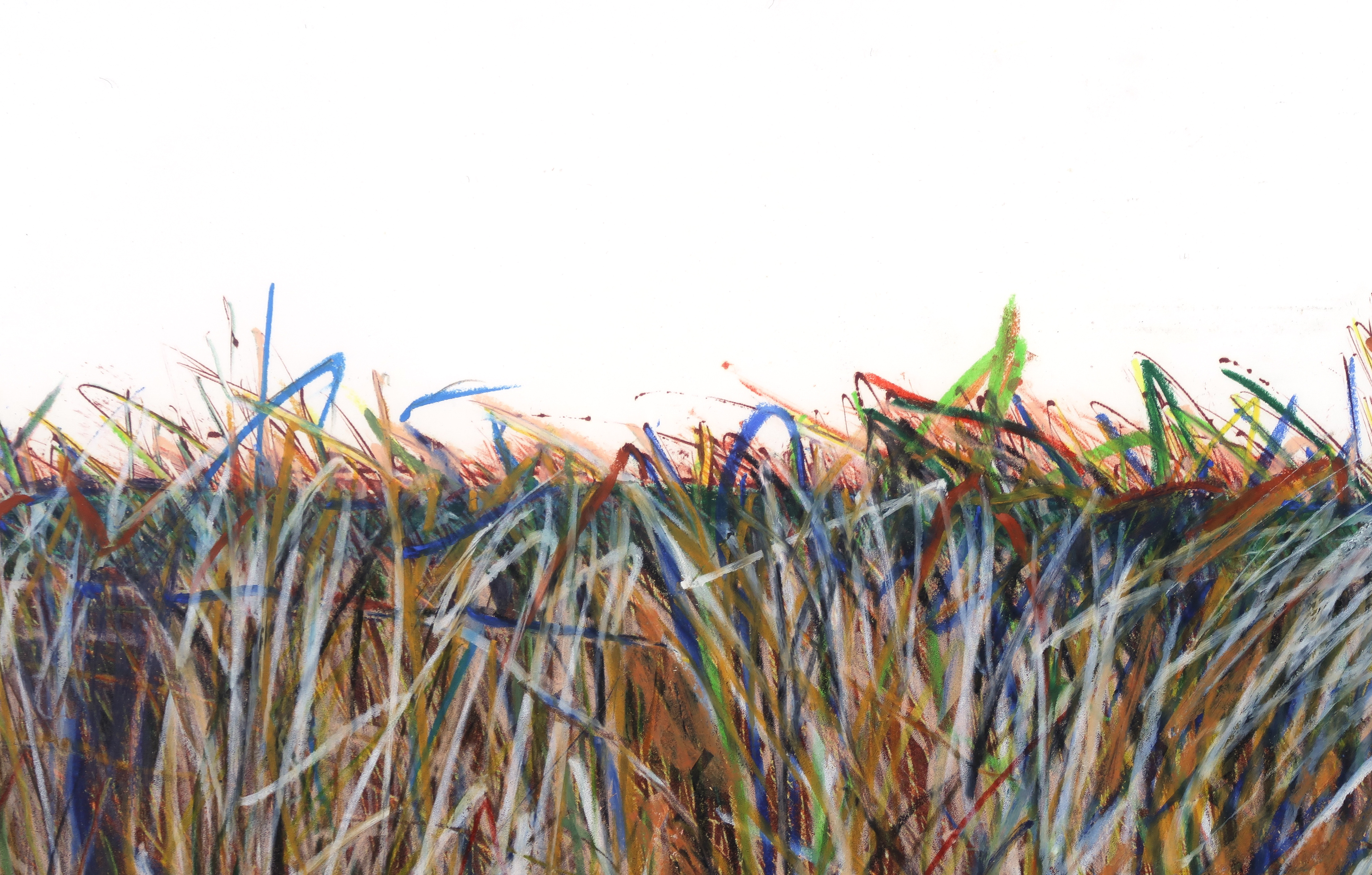 Ursula Neubauer - Krijttekening, Riet - Ingelijst kopen? Bied vanaf 40!