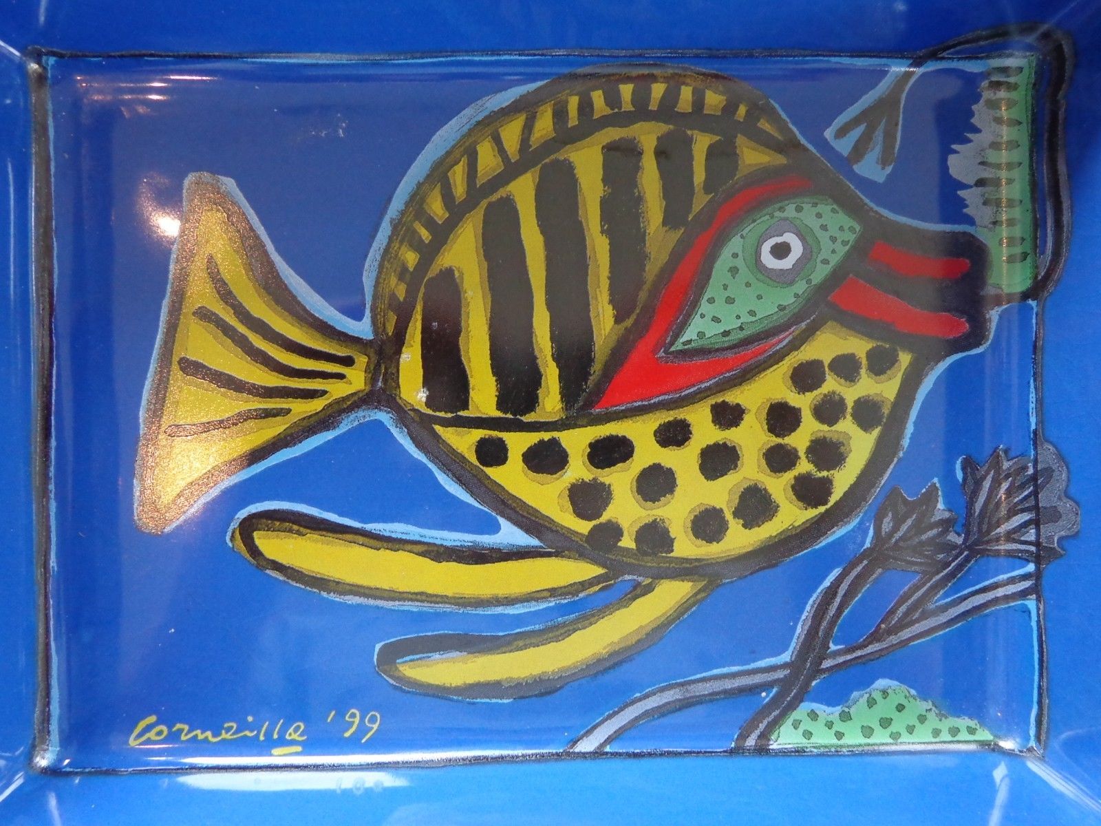 Corneille - VIS / KERAMIEKEN OVENSCHAAL / 24x18x5cm / 1999 kopen? Bied vanaf 50!