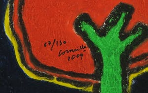 Corneille - Carborundum op geschept papier, Vamp lunaire et oiseau de nuit (Groot) kopen? Bied vanaf 500!