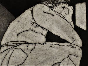 Niet of onleesbaar gesigneerd - Kleine Oplage (8/24) Droge Naald Ets "early spring" gesigneerd kopen? Bied vanaf 1!