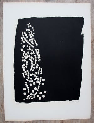 Piet van Stuivenberg - Litho: Abstracte compositie - 1965 kopen? Bied vanaf 39!